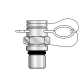 Точка контроля давления Plug-in - Metric(ш) M10x1 - O-Ring Type A (Minipress)